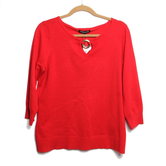 Cable & Gauge Sweaters - NWT - Cable & Gauge Red Sweater